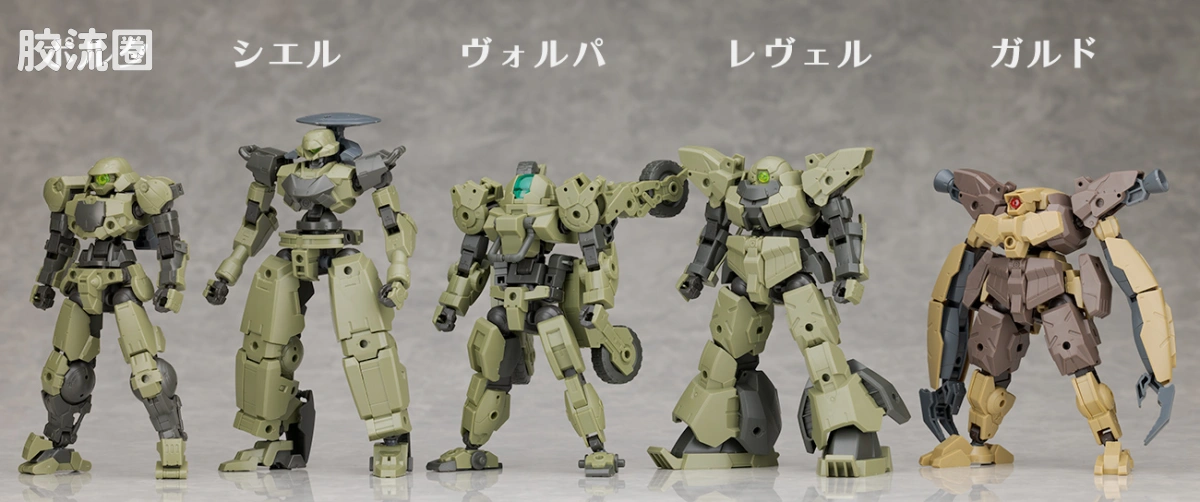 30MM 1/144 沃尔帕努瓦/Volvanova（拜隆军） 50 bEXM-33QB 沃尔帕诺瓦(四轮摩托Ver.) - 图片